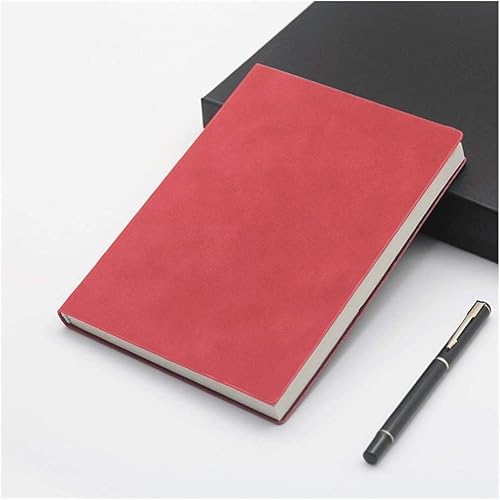 LZJZJE Notizblöcke Notizbücher, weicher Leder -Notizblocke, 240 Seiten A5/B5 Schaffell Notizbuch von LZJZJE