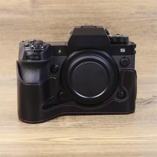 LZOQOWUJ MGJQJ TTWQQ Für Fujifilm XH2S 1/4 Zoll Gewinde PU Leder Kamera Half Case Base(Black) von LZOQOWUJ