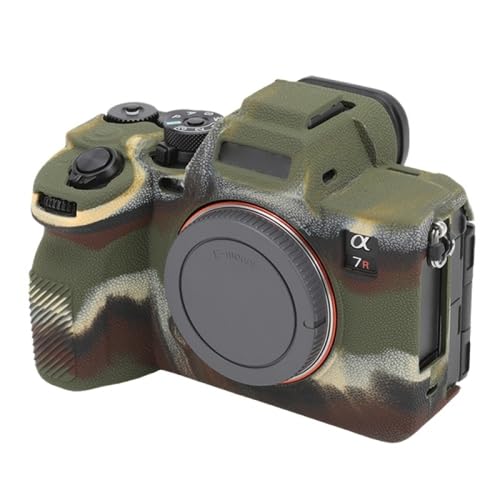 LZOQOWUJ MGJQJ TTYKK for S Ony ILCE7RM5 / A7R5 Litchi Texture Soft Silikon Schutzhülle(Camouflage) von LZOQOWUJ
