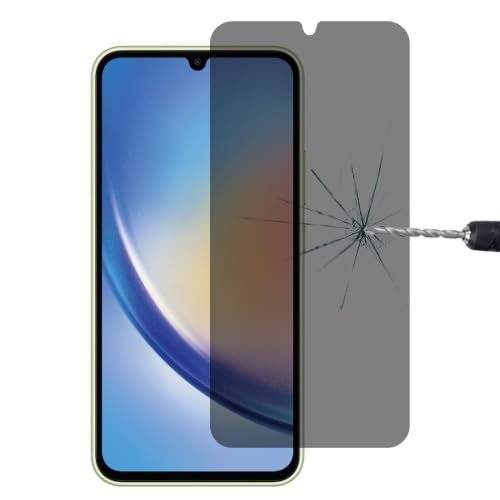 LZOQOWUJ PMBHCL Displayschutzfolie für Samsung Galaxy A34 5G, flache Oberfläche, Privatsphäre, gehärtetes Glas, RRTNN von LZOQOWUJ