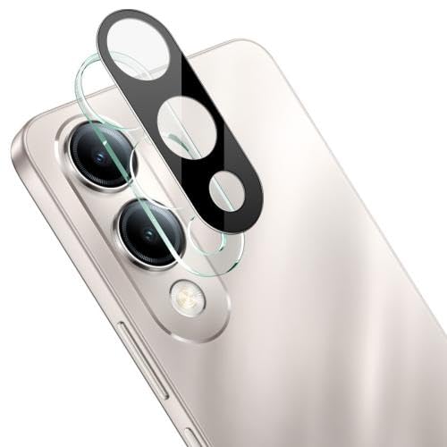 LZOQOWUJ PMBHCL QZGXSY Displayschutzfolie für VI/VO Y29s 5G / Y04 4G, hochauflösende, integrierte Glaslinsenfolie, schwarze Version (Farbe 1) von LZOQOWUJ