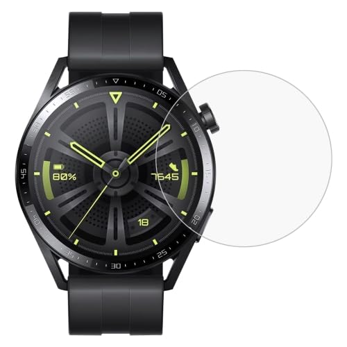 LZOQOWUJ PMBHCL WSDSJP Displayschutzfolie aus gehärtetem Glas für Hua wei Watch GT3, 46 mm, Smartwatch von LZOQOWUJ