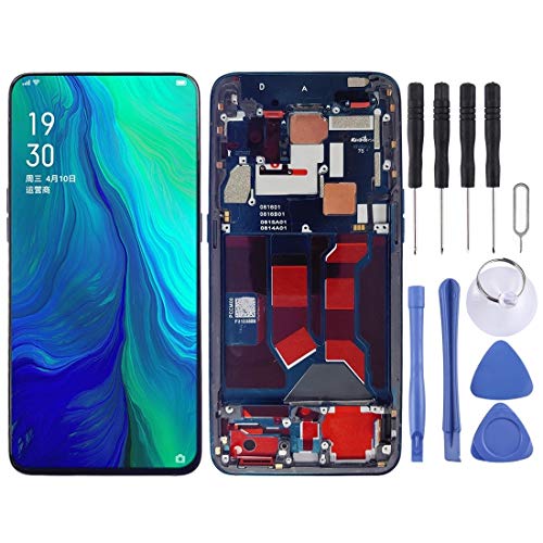 LZOQOWUJ YXNCJP AYSMG LCD-Bildschirm und Digitizer, komplette Baugruppe mit Rahmen for Oppo Reno 10x Zoom (Schwarz) von LZOQOWUJ