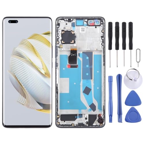 LZOQOWUJ YXNCJP ZDSNAD for Hua wei Nova10 Pro LCD Screen Digitizer Vollversammlung mit Rahmen(Black) von LZOQOWUJ