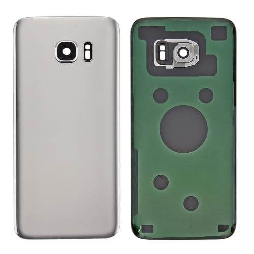 LZOQOWUJ ZYGXJP JTBJYLM for Galaxy S7 SM-G930F Akku-Rückabdeckung mit Kameraobjektivabdeckung(Silver) von LZOQOWUJ