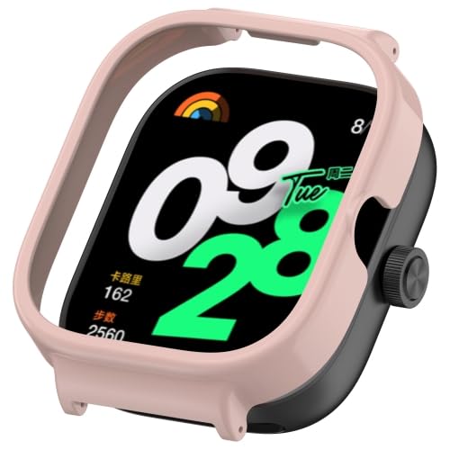 RKJJB GCBDH Schutzhülle for Redmi Watch5 eSIM, hohl, PC, halbe Abdeckung(Rosa) von LZOQOWUJ