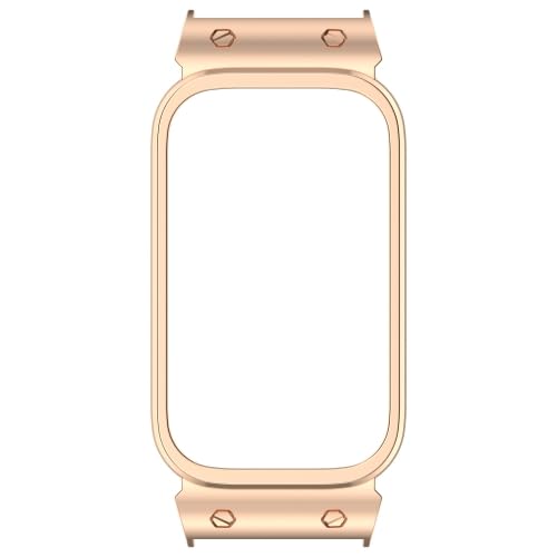 RKJJB GCBDH Schutzhülle for Xiao mi SMART Band 9 Active mit Metallrahmen(Rose Gold) von LZOQOWUJ