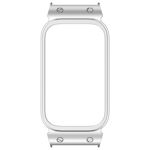 RKJJB GCBDH Schutzhülle for Xiao mi SMART Band 9 Active mit Metallrahmen(Silver) von LZOQOWUJ