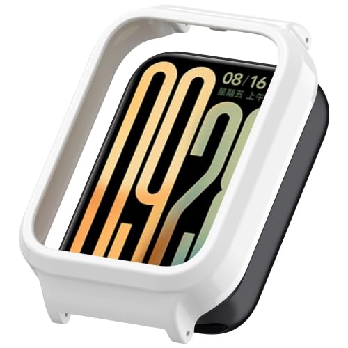 RKJJB GCBDH Schutzhülle for Xiao mi Smart Band 9 Pro, hohl, PC, halbe Abdeckung(Weiß) von LZOQOWUJ