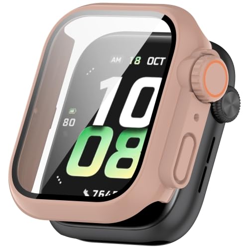 RKJJB GCBDH for Honor Watch5 Gehärteter Film Integrierte PC-Uhrenschutzhülle Zweite Variante Hülle(Cherry Pink) von LZOQOWUJ