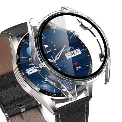 RKJJB JTBJYLM for Ai/go Smart Watch G20 Gehärteter Film Integrierte PC-Uhrenschutzhülle(Transparent) von LZOQOWUJ