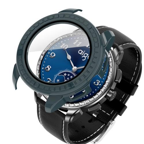 RKJJB JTBJYLM for Ai/go Smart Watch M8 Gehärteter Film Integrierte PC-Uhrenschutzhülle(Pine Green) von LZOQOWUJ