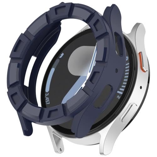 RKJJB LAFGNWD Schutzhülle for Galaxy Watch7 40 mm, Armour Hollow TPU(Midnight Blue) von LZOQOWUJ