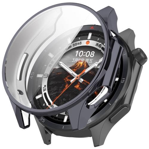 RKJJB LAFGNWD for One/Plus Watch3 Galvanisierte TPU-Uhrenschutzhülle mit vollständiger Abdeckung(Gray) von LZOQOWUJ