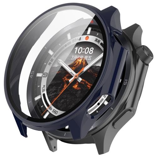 RKJJB LAFGNWD for One/Plus Watch3 Gehärteter Film Integrierte PC-Uhrenschutzhülle(Ink Blue) von LZOQOWUJ