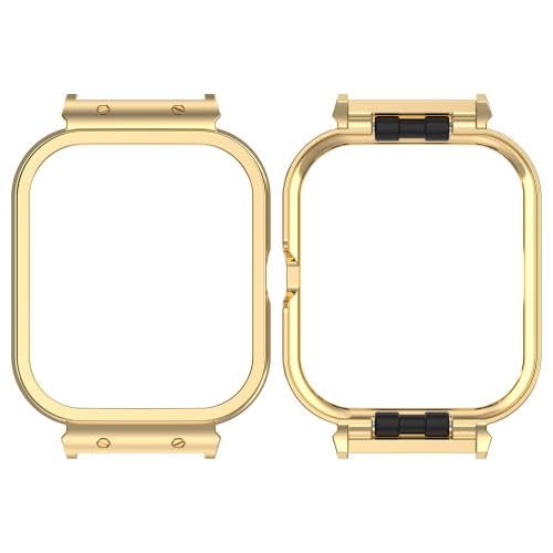 RKJJB ZDDAYH for vi/vo Watch GT Metallohruhrrahmenuhr Schutzhülle(Gold) von LZOQOWUJ