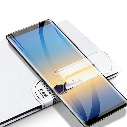 LZS Schutzfolie für Samsung S8 Hydrogel Displayschutzfolie Flex Folie Vollständige HD Anti-Fingerprint Deckung Kratzfest Displayschutz für Samsung S8 [2 Stück] von LZS
