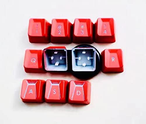 LZYDD Keycap mit 12 Tasten für Logitech Romer-G Switch G910 G810 G413 Gpro G512 Mechanische Tastatur, Rot von LZYDD
