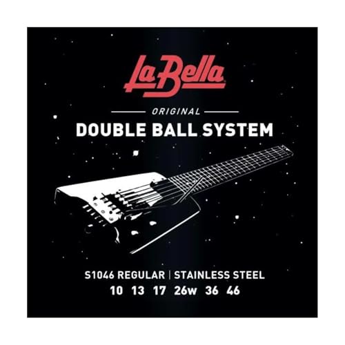 La Bella™ Strings »S1046 DOUBLE BALL ELECTRIC GUITAR STRINGS« Saiten für E-Gitarre - Stainless Steel - Regular: 010-046 Double Ball System von La Bella