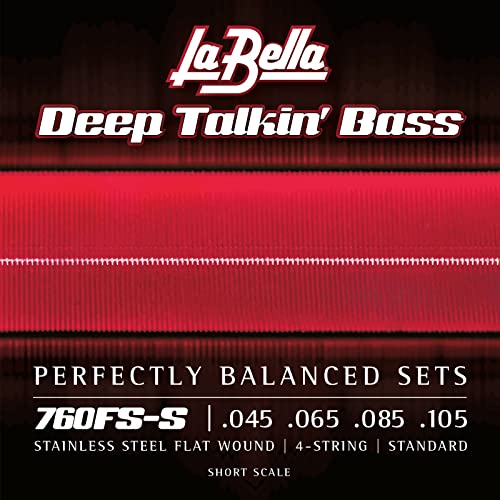 La Bella 760FS-S Deep Talkin' Bass Flats – Standard 45-105, kurze Skala von La Bella
