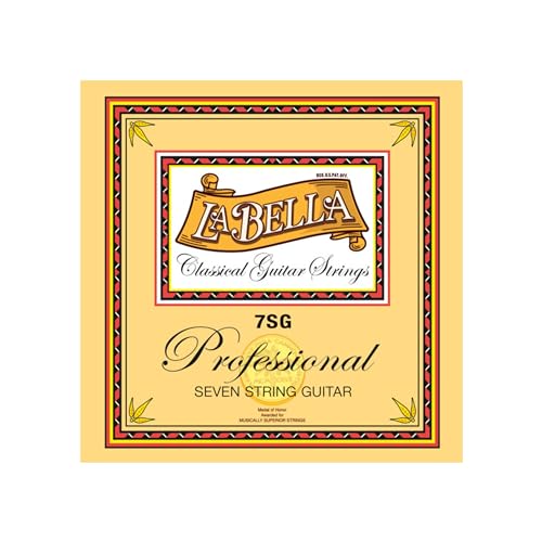 La Bella 7SG Professional Set, Klassik Gitarre 7-saitig von La Bella