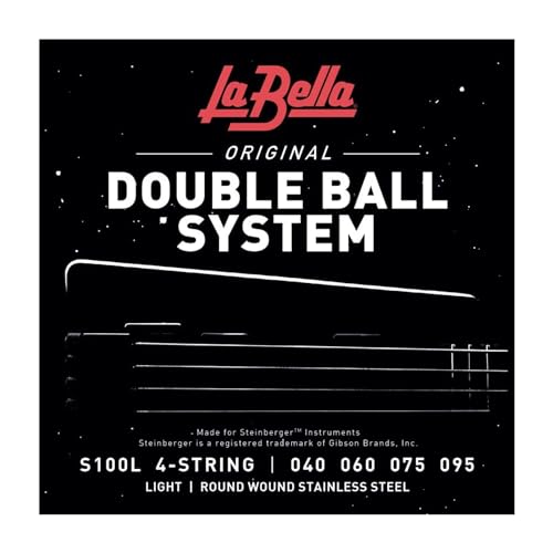 La Bella Bass S100L Double Ball 040/095, Saiten für Headless Bass von La Bella