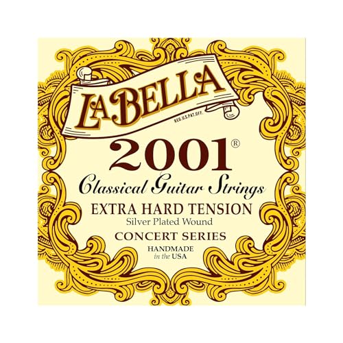 La Bella Classic 2001 XHT, Saiten für klassische Gitarre, Extra High Tension von La Bella