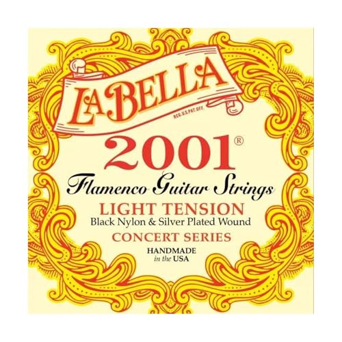 La Bella Flamenco 2001 LT, Saiten für Konzertgitarre, Light Tension von La Bella