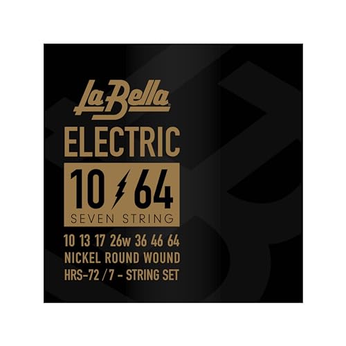 La Bella HRS-72, 7-string Saiten, 010/046+064 von La Bella