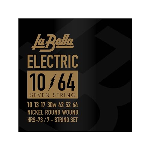 La Bella HRS-73, 7-string Saiten, 010/052+064 von La Bella