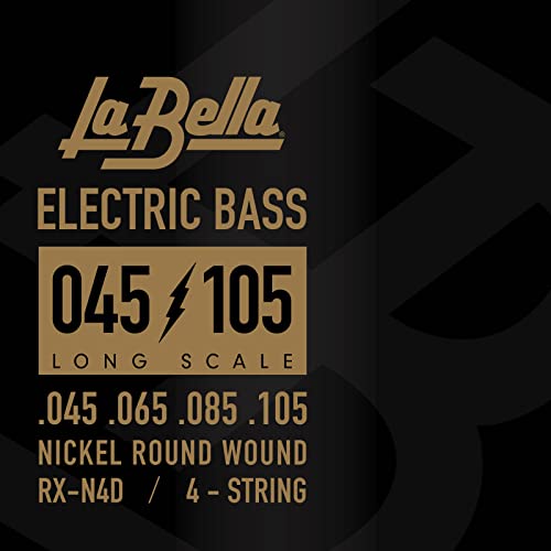 La Bella Strings »RX SERIES NICKEL PLATED - RX-N4D - E-BASS« Saiten für E-Bass - Nickel Plated Steel - 045-105 von La Bella