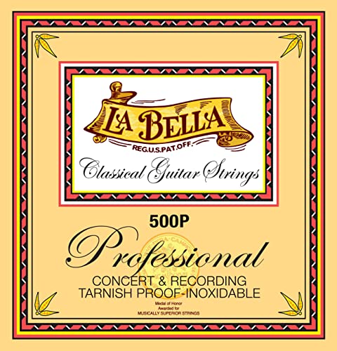 LaBella 653797 Saiten für Klassikgitarre Professional Studio Satz von La Bella