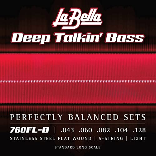 LaBella 760 Fl Saitensatz für Bass Flat Wound 43/128 von La Bella