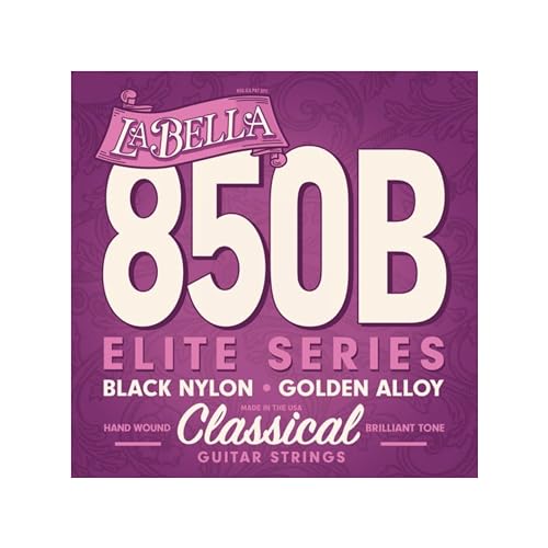 LaBella 850B, Black Nyon, Saiten für klassische Gitarre von La Bella