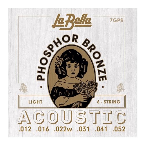 Labella 7GPM, Saiten für akustische Gitarre, 012-052 von La Bella