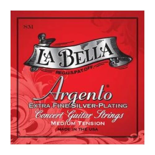 Labella ASPHT, Gitarrensaiten für Klassische Gitarre (Spannung Medium) von La Bella