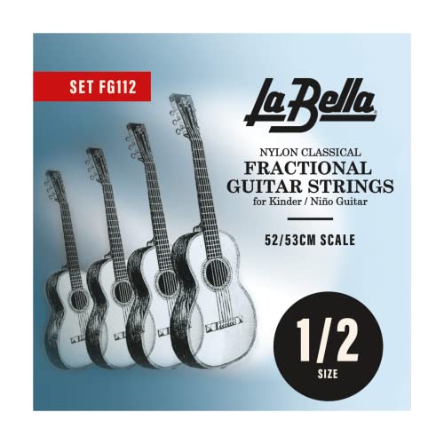 Labella FG112 Gitarrensaiten für Konzertgitarren, 52/53 cm 1/2 von La Bella