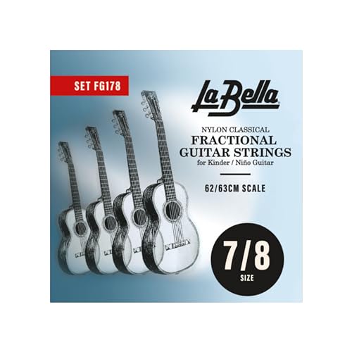 Labella FG178 Gitarrensaiten für Konzertgitarren, 62 cm 7/8 von La Bella