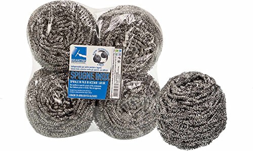 Die briantina spu03568 a Schwamm Edelstahl, 60 gr, 4 Stück Die briantina spu03568 a Schwamm Edelstahl, 60 gr, 4 Stück von La Briantina