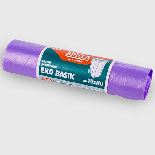 La Briantina Eko Basik SAC06730A Violett, 70 x 110 cm, Fassungsvermögen 110 Liter, 10 Säcke La Briantina Eko Basik SAC06730A Violett, 70 x 110 cm, Fassungsvermögen 110 Liter, 10 Säcke von La Briantina