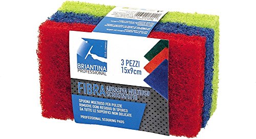 La Briantina Fibra Schäler Professional, 15 x 9 x 2 cm, 3 Stück La Briantina Fibra Schäler Professional, 15 x 9 x 2 cm, 3 Stück von La Briantina