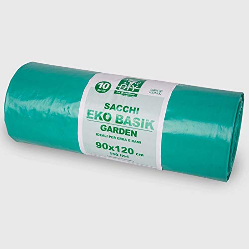 La Briantina Gartensäcke Eko Basic Garden SAC06162A Grün, großes Format 90 x 120 cm, Fassungsvermögen 150 Liter, 10 Säcke La Briantina Gartensäcke Eko Basic Garden SAC06162A Grün, großes Format 90 x 120 cm, Fassungsvermögen 150 Liter, 10 Säcke von La Briantina