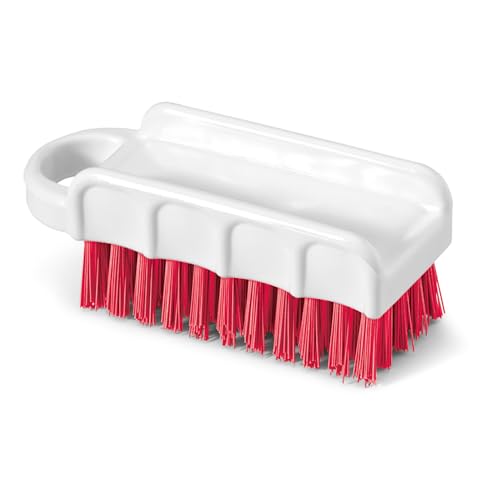 La Briantina Professionelle Nagelbürste, hochwertige PBT-Borsten, sterilisierbar, Länge 11,5 cm, blaue Borsten von La Briantina