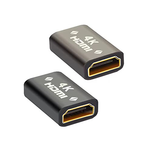 La Brodée HDMI-Kupplung 4K HDMI-Extender, Buchse auf Buchse, HDMI-Anschluss, unterstützt Ethernet, HDMI-Adapter, Hochgeschwindigkeits-Anschluss, kompatibel mit DVD, Blu-ray, TV.. von La Brodée