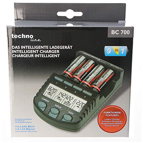 La Crosse Technology RS700-Batterien-Ladegerät mit LCD-Bildschirm von La Crosse Technology