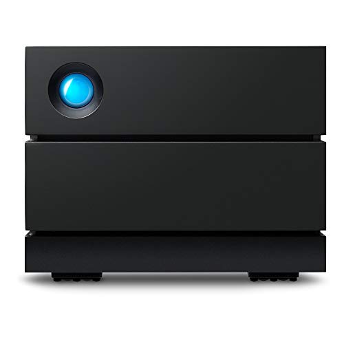 LaCie 2big RAID USB-C, Enterprise HDD 8TB externe Festplatte, 3.5 Zoll, RAID 1, 2, USB-C, PC & Mac, inkl. 5 Jahre Rescue Service, Modellnr.: STHJ8000800 von LaCie