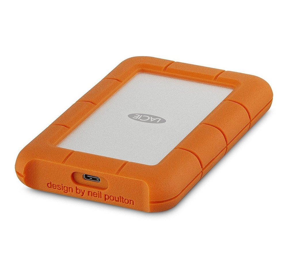 LaCie LaCie Rugged USB-C 1TB externes Speicherlaufwerk. externe HDD-Festplatte (1TB), Robustes USB-C Speicherlaufwerk von LaCie