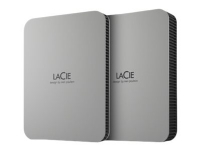 LaCie Mobile Drive (2022), 1000 GB, 2.5 Zoll, 3.2 Gen 1 (3.1 Gen 1), Silber von LaCie