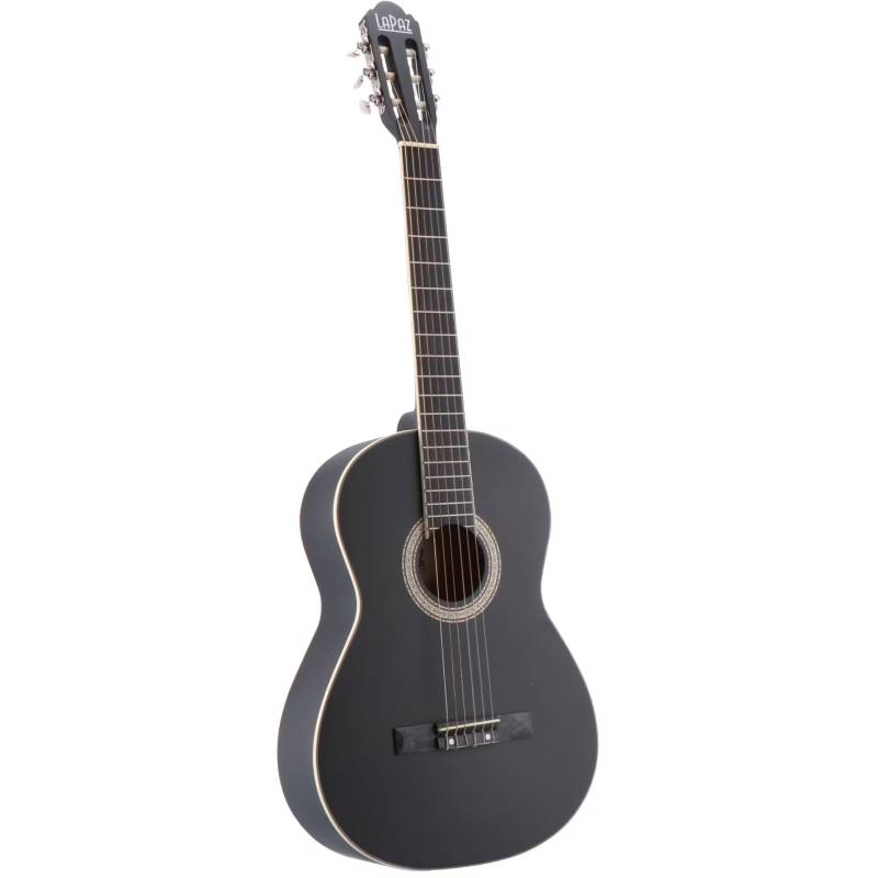 LaPaz C30BK 4/4-Size Classical Guitar (Matt Black) von LaPaz
