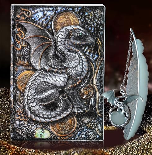 LaVenty DND Zubehör Dragon Tagebuch Stift Dragon Notebook DND Journal Notebook Geburtstag Fantasy Geschenk von LaVenty